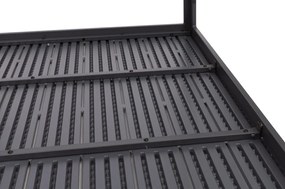 Masă de grădină cu 6 locuri 156x78 cm polywood gri