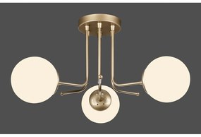 Lustră Squid Lighting Star, înălțime 34 cm, auriu