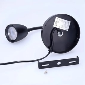 Veioză LED dimabilă Solight WO54-B LED/4W/230V negru