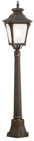 Stalp exterior stil clasic IP23 H115cm Aiko AL 11-1140/1 Patina OR