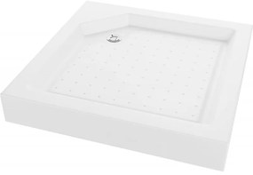 Mexen Rio cadă pentru duș pătrată 90 x 90 cm, Albă - 45109090