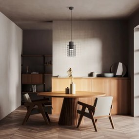 Lustră pe cablu MILLIGAN 1xE27/40W/230V d. 20 cm neagră Eglo 43625