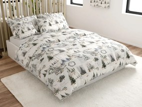 Lenjerie de pat din bumbac WINTER WHISPER colorata Dimensiune lenjerie de pat: 70 x 90 cm | 140 x 200 cm