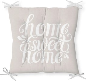 Pernă pentru scaun cu amestec de bumbac Minimalist Cushion Covers Sweet Home, 36 x 36 cm