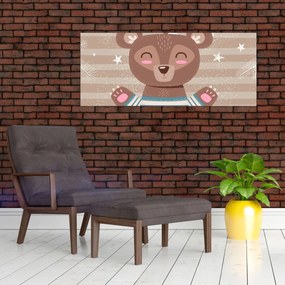 Tablou - Ursulețul iubitor (120x50 cm)