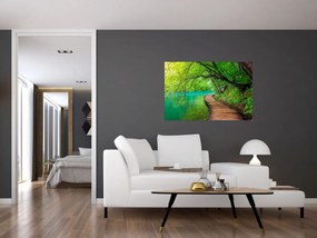 Tablou - Lacurile Plitvice (90x60 cm)