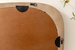 Oglinda de perete ovala ORGANIC 105cm lemn de pin