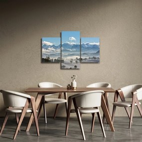 Tablou cu munții înzăpeziți (90x60 cm)
