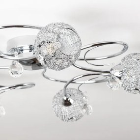 Eglo 32103 - Lustră aplicată LED VELAGO, 5xG9/33W/230V, crom lucios