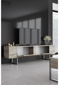 Mobilier living Luna set (Travertin + Argintiu) . 1102333