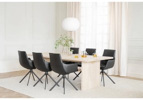 Masă de dining din lemn masiv de stejar 240x95 cm Emmett - Rowico