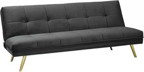 OFERTA Canapea extensibila gri MORITZ VELVET II. calitate