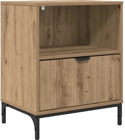 vidaXL Dulap de noapte stejar artizanal 49 x 36 x 61 cm Lemn compozit