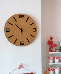 SENTOP | Ceas de perete elegant din lemn - design minimalist - JAKFILD