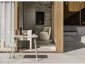 Bancă bej cu tapițerie din stofă bouclé Sitta – Blomus