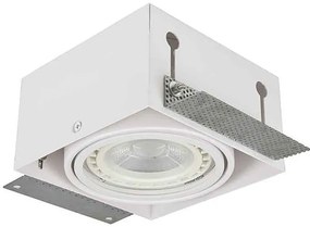 Spot incastrabil directionabil tavan/plafon NOVA GIPS 1 alb