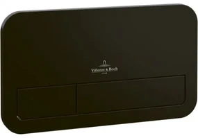 Clapeta actionare rezervor WC incastrat, Villeroy&amp;Boch ViConnect, negru mat, 922490AN