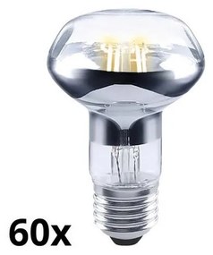 SET 60x bec LED reflector R63 E27/7W/230V 2700K