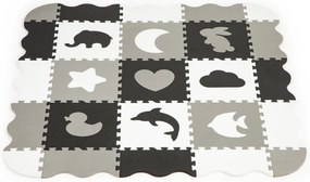 Covor puzzle din spumă cu gard 25 de piese