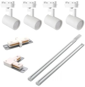 Spot pentru sistem de șină LYNX 4xGU10/10W/230V alb