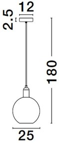 Lustra/Pendul design modern MIRRO