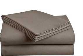 Cearsaf din bumbac STANDARD 140x240 cm, gri inchis