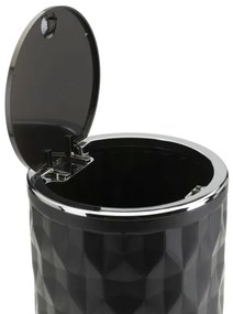 Set de baie REINA 5 buc. negru/crom