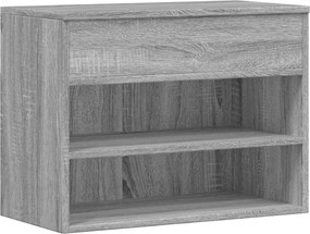 vidaXL Bancă pentru pantofi stejar sonoma 60x30x45 cm lemn prelucrat