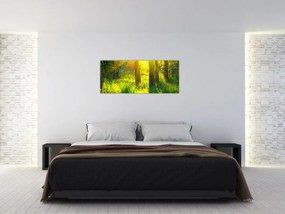 Tablou - Trezirea de primăvară a pădurii (120x50 cm)