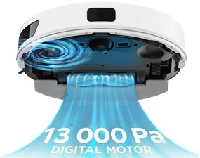 TESLA Electronics RoboStar - Aspirator robot inteligent 2-în-1, 3200 mAh, Wi-Fi, alb