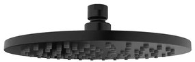 Palarie de dus rotunda Omnires Slimline 200 mm negru mat