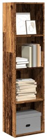 vidaXL Bibliotecă, lemn vechi, 40x30x152 cm, lemn prelucrat