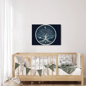 Tablou – Arbore magic cu cerb II. (70x50 cm)