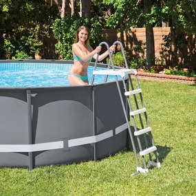 Intex Scara de siguranta pentru piscina in 5 trepte, 132 cm