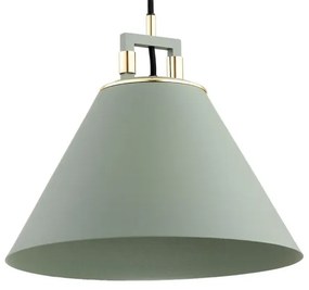 Lustră pe cablu ORTE 3xE27/15W/230V verde Argon 6177