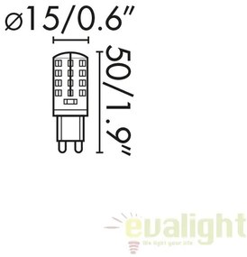 BEC LED G9 3,5Watt 2700K 17443