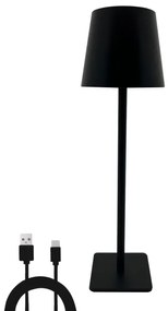 Lampă LED tactilă dimabilă de masă LED/5W/5V USB 1200 mAh negru