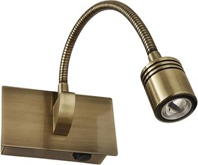 Ideal lux - LED aplica perete LED/3W/230V bronz