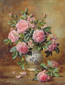 Reproducere A Medley of Pink Roses, Albert Williams