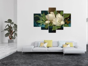 Tablou - Martin Johnson Heade, Giant Magnolias on a Blue Velvet Cloth, reproducere (150x105 cm)