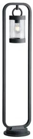 Mini stalp exterior 1 bec E27 cu senzor Sambesi 404160142 Trio
