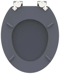 Schütte 80104 - Capac WC SPIRIT Antracit, SoftClose, din MDF