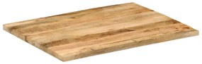 Blat de masa, 25-27 mm, 80x60 cm, lemn masiv de mango