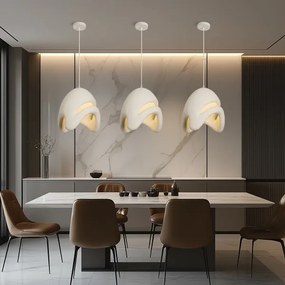 BRILAGI - Lustră pe cablu WABI SABI 1xE27/60W/230V Ø 35 cm albă