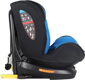 Scaun Auto cu Isofix NOVOKIDS™ Safety Seat 6000, Cu rotire 360 grade, 0-36 kg, Tetiera reglabila pe inaltime, Omologare R-129 i-Size, Transformabil
