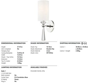 Aplica de perete design clasic BIRCH
