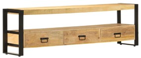 vidaXL Comodă TV, 150x30x45 cm, lemn masiv de mango