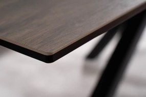 Masa extensibila Columbus Ceramic maro LEGNO/negru L160-240 cm