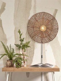Aplica de perete eco din ratan Zanzibar flat 55cm L, nat