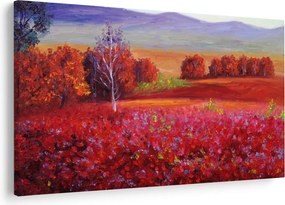 Tablou - Peisaj roșu (90x60 cm)